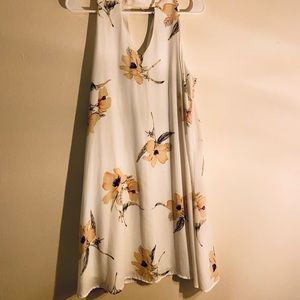Boutique white floral dress